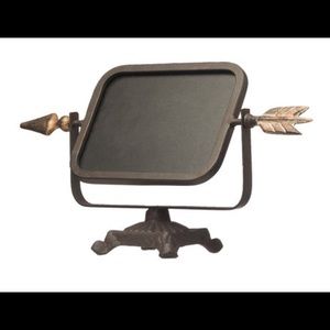 Rustic metal sign with arrows w/free vinyl design